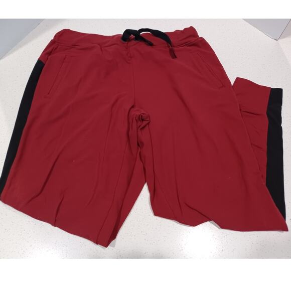 3 Women's Joggers Pants AVIA Red/Navy/Black Size M 8/10 - Picture 3 of 9